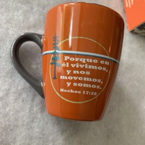 Living On Purpose Viviendo Con Proposito Acts 18:28 Christian Mug *New* - Picture 2 of 6